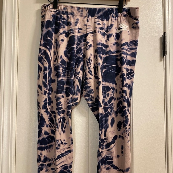 Nike Pants - Nike Women Tie Dye Workout Leggings Size XXL